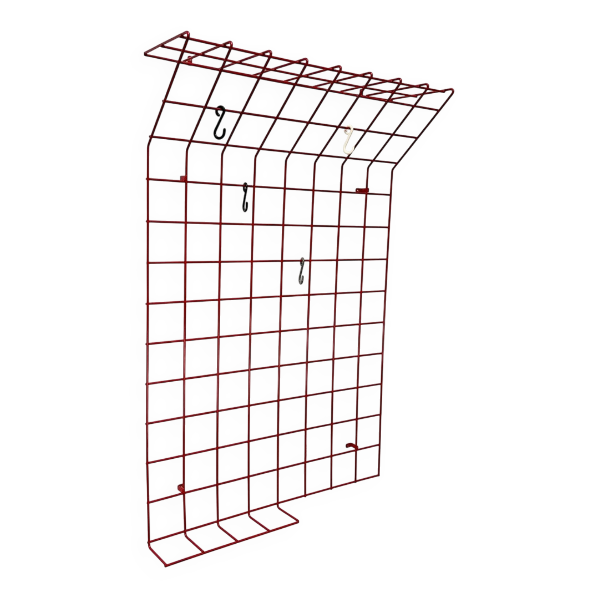 Red rope coat rack, modern German mid-century, 1960s.