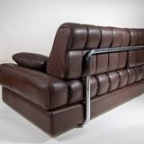 Vintage DS 85 Brown Leather Daybed by De Sede, 1980s