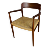 Chaise modèle 56, Niels O. Møller pour J.L. Møllers Møbelfabrik, Danemark années 1950