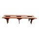 Pair of solid wood farmhouse benches 250cm for rustic farmhouse table 1950