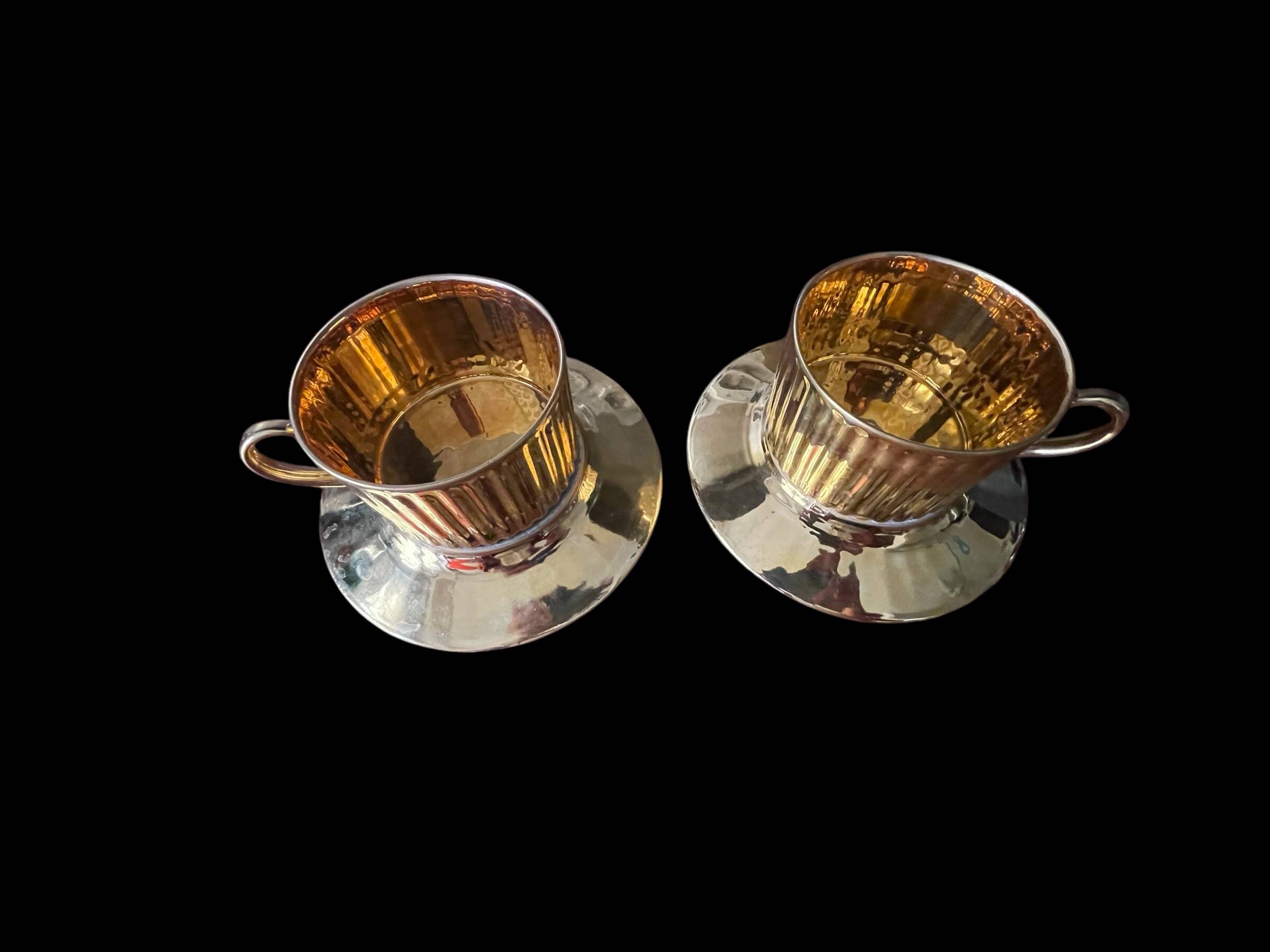 Pair of Limoges porcelain lunches