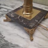 Gilded bronze lamp