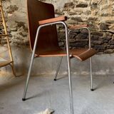 Ensemble de 6 fauteuils - Bois & métal -