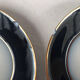 Together, Limoges, Jean Pouyat cups and sub-cups blue oven background