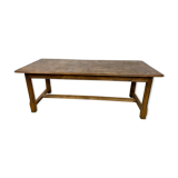 Walnut farmhouse table