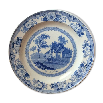 Gien earthenware plate seen from Swifse