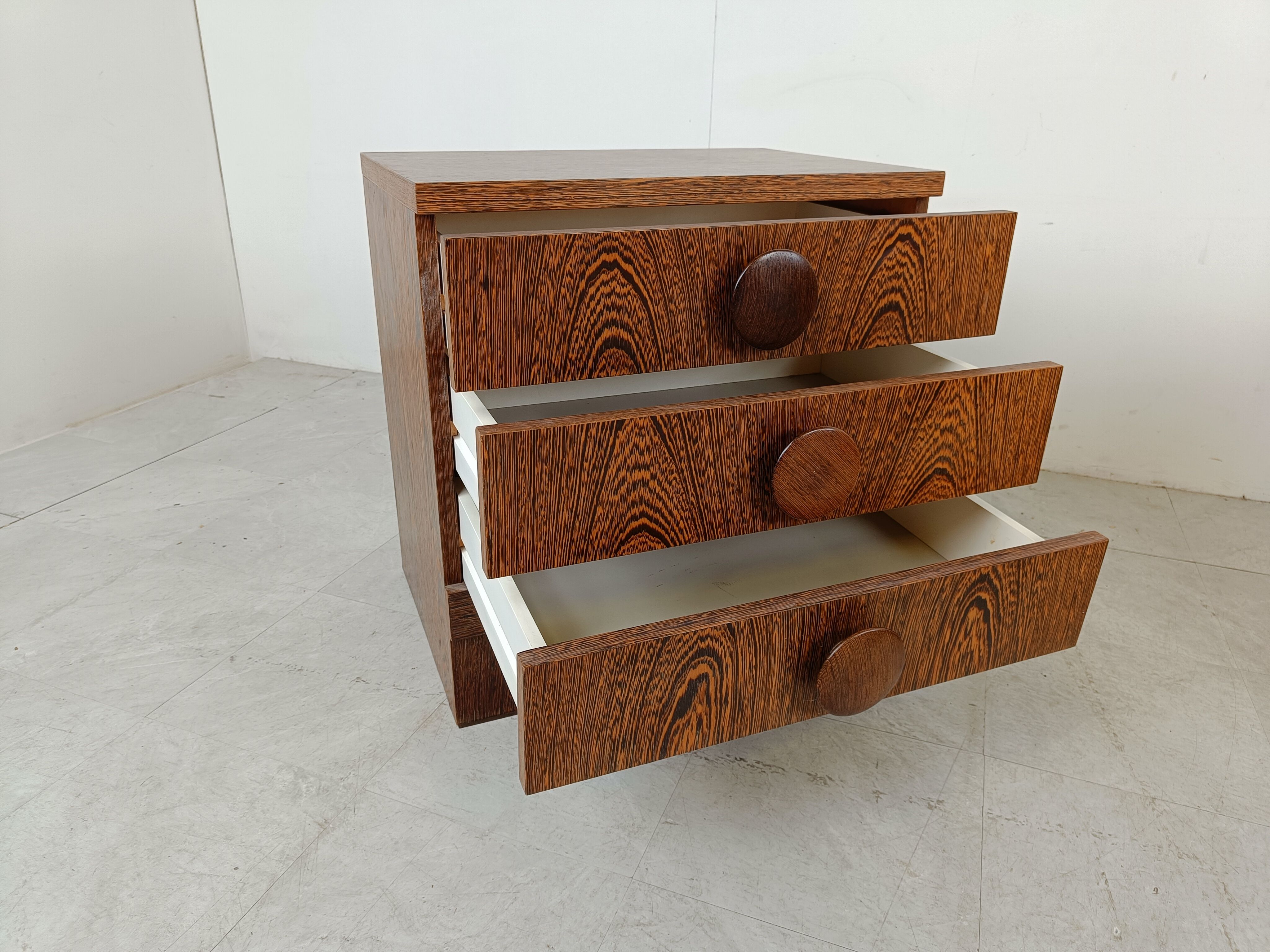 Set of brutalist cabinets, 1970s