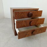 Set of brutalist cabinets, 1970s