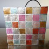 Multicolored mother-of-pearl pendant from the 70s and 80s