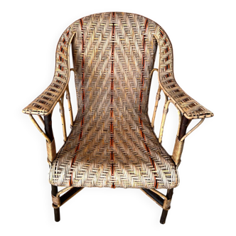 Ancien fauteuil en rotin