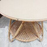 Rattan round table