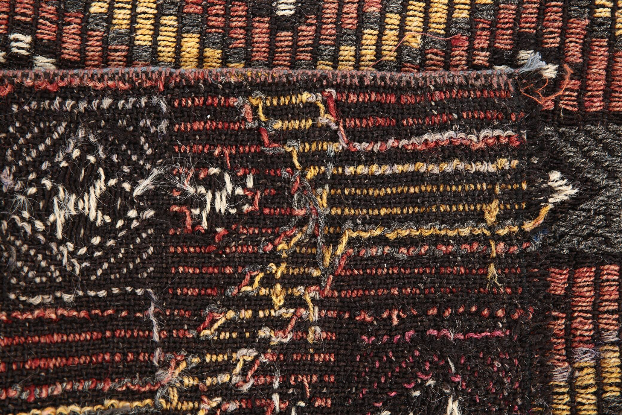 2x7 kilim handmade vintage distressed kilim runner, 61x214 cm