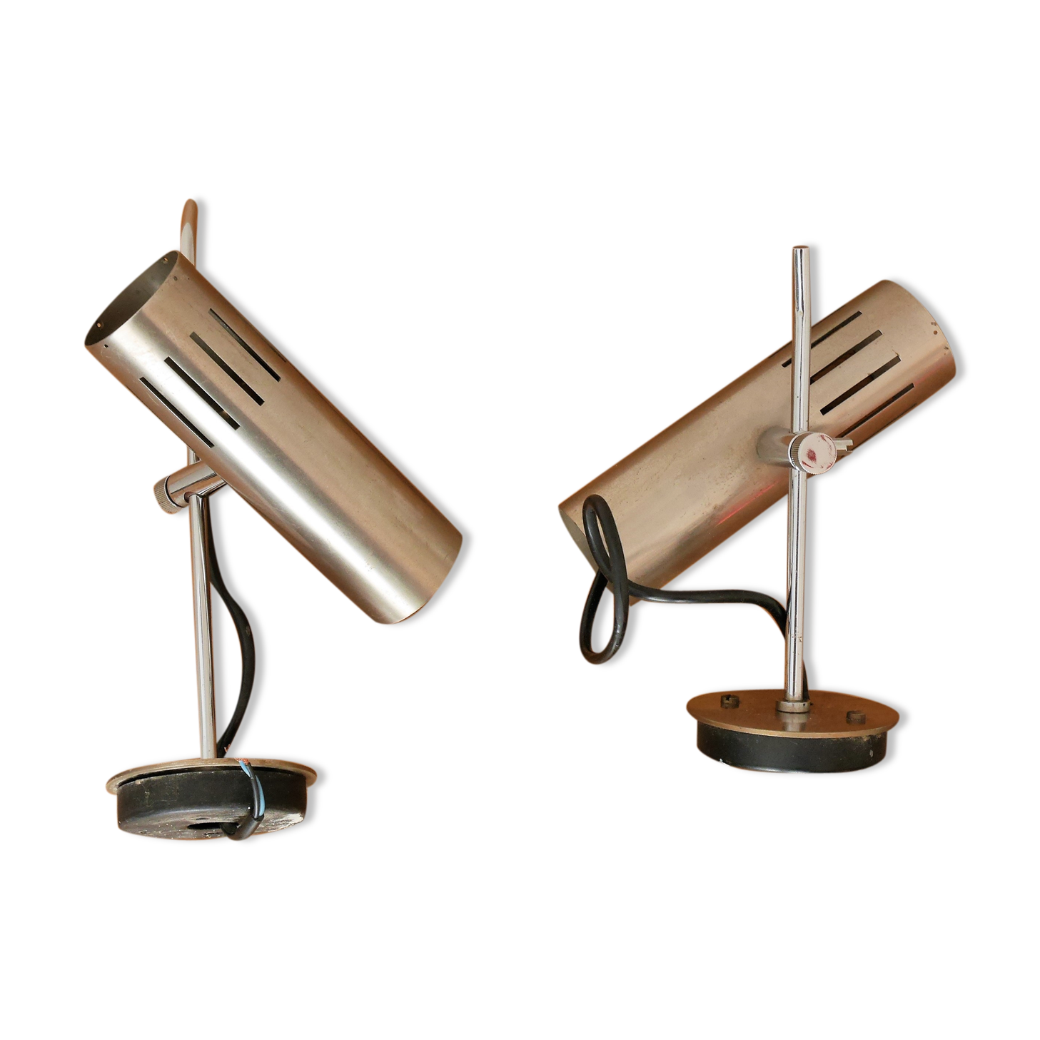 Pair of wall lamps by Alain Richard, Disderot 60