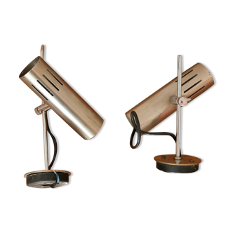 Pair of wall lamps by Alain Richard, Disderot 60