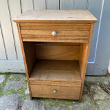 Oak bedside table end table