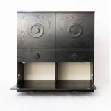 Ensemble de trois armoires brutalistes des années 1970