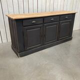 Old three-door sideboard