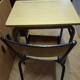 Bureau écolier vintage et sa chaise