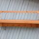 Antique carved wooden wall shelf