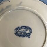Lot of 7 plates, motiv flower and butterfly
