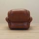 Brown armchair, Italian design, 1970s, production: Italy