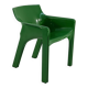 GREEN GAUDI CHAIR BY VICO MAGISTRETTI FOR ARTEMIDE, 1970