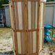 Paravent 4 Vantaux Bois et Tissus Vintage