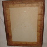 Mirror frame wood art nouveau