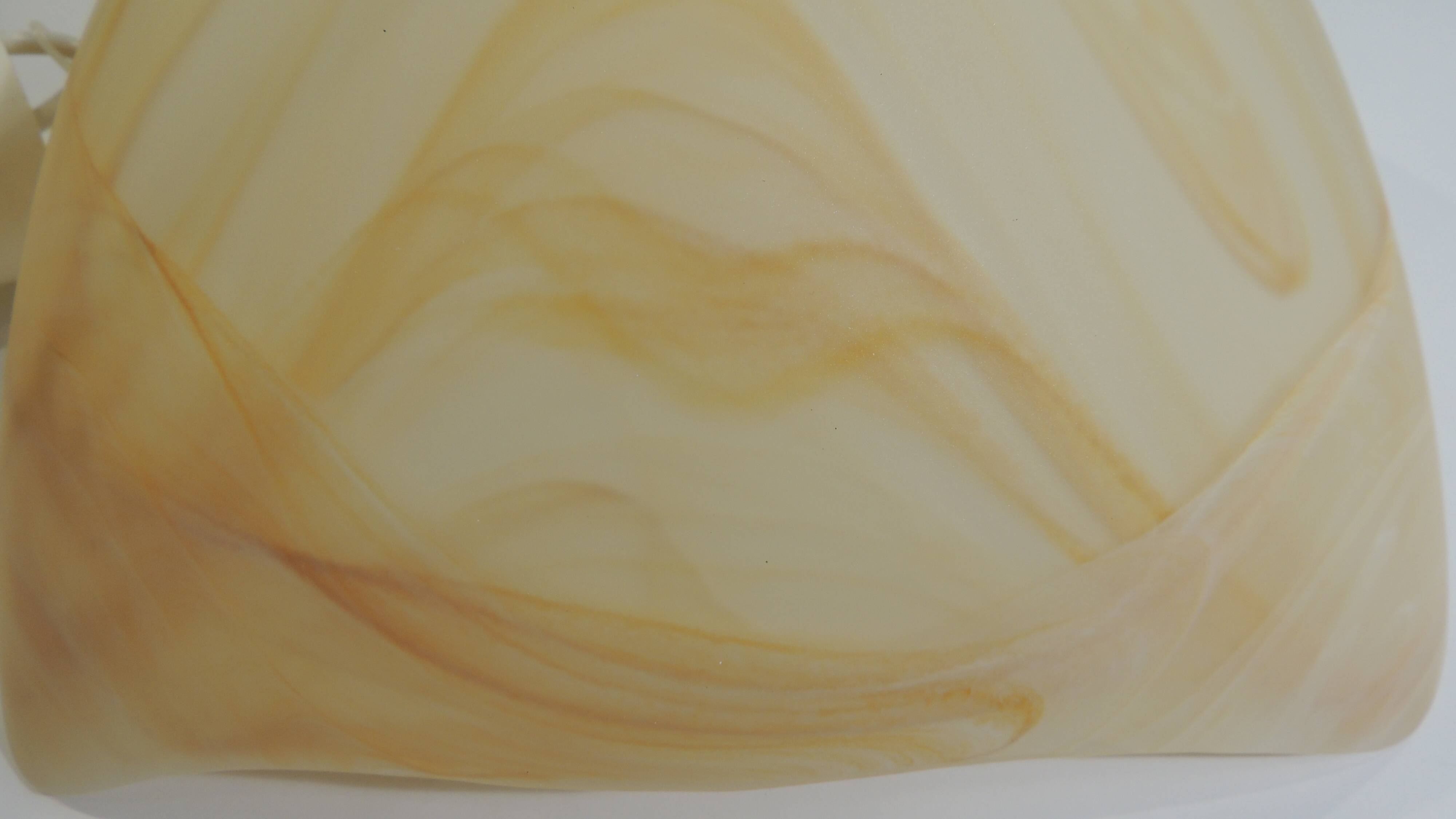 1970s vintage honey marbled glass suspension – retro design light fixture