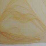 1970s vintage honey marbled glass suspension – retro design light fixture