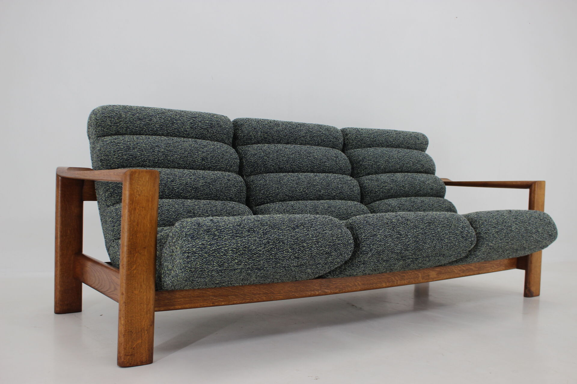 1960s 3-seater oak sofa, Finland