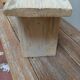 Small wooden bench