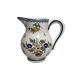 Pérouges, polychrome earthenware pitcher, 20th century