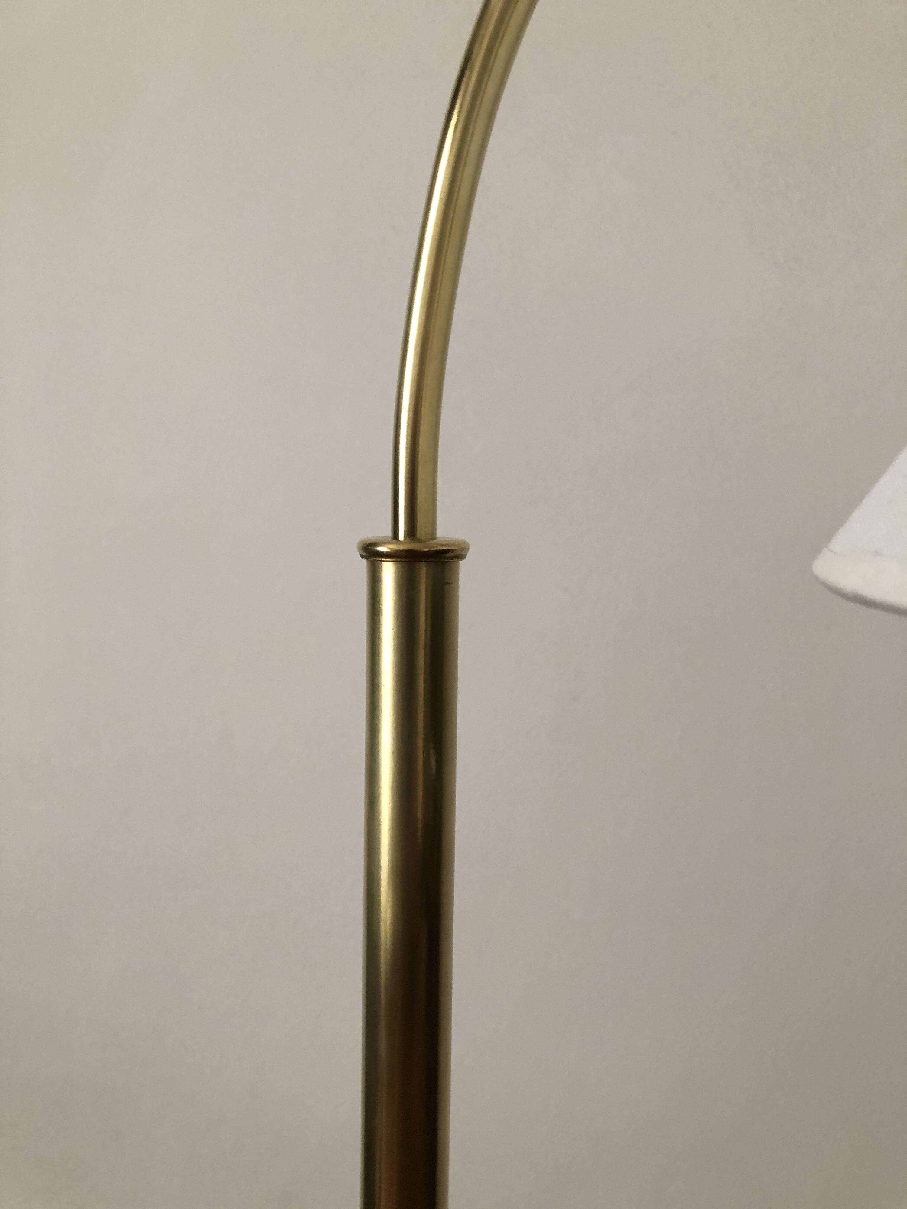 Diabolo floor lamp in brass 1955 - Ghelfi & Perrin edition