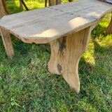 Table ancienne en bois pliante