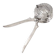 Christofle patented lemon squeezer in silver-plated metal, excellent condition.