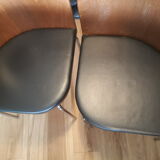 Compact dining area "fusion" table & 4 chairs