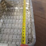 silver-plated bread basket