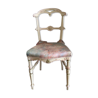 Chaise Napoléon lll patinée par décorateur