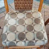 Set of six bamboo chairs from the 70s