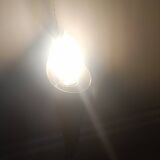 Vintage gold cone lamp