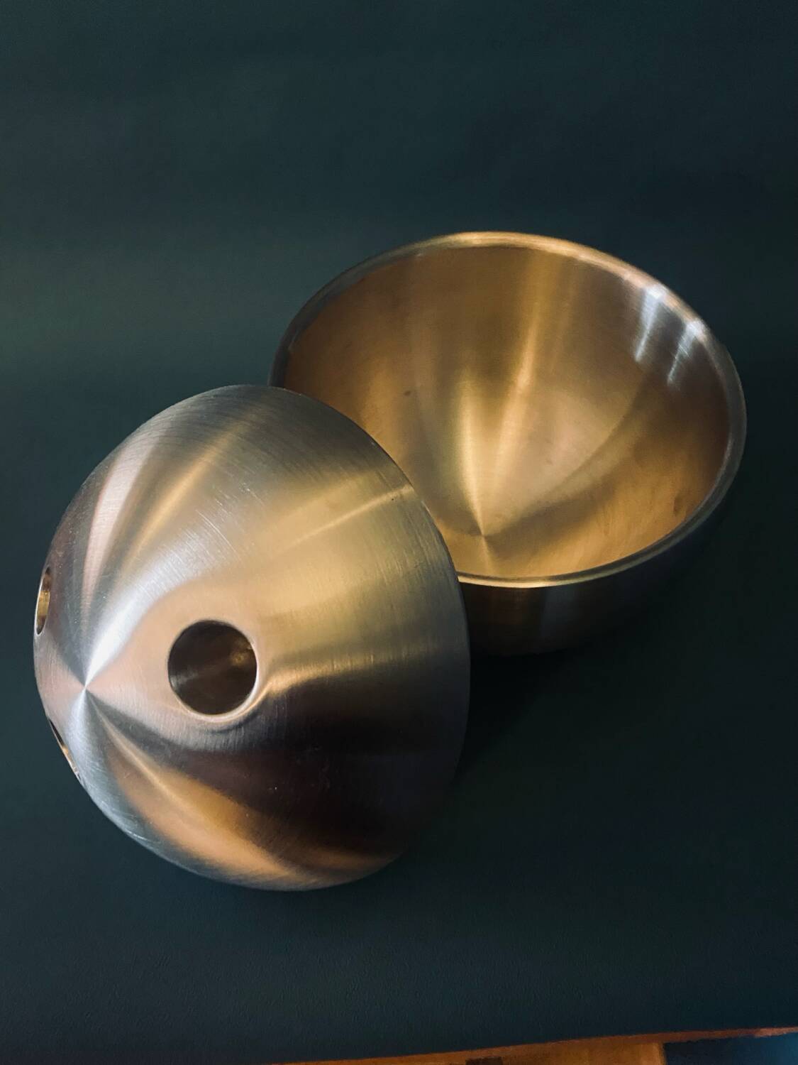 Stainless steel bowling ball ice bucket
