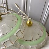 3 green granite glass suspensions 50-60s