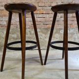 Set of 2 vintage bar stools