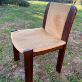 Series of 6 70s Scandinavian style chairs