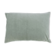Velvet cushion 75x50cm color celadon