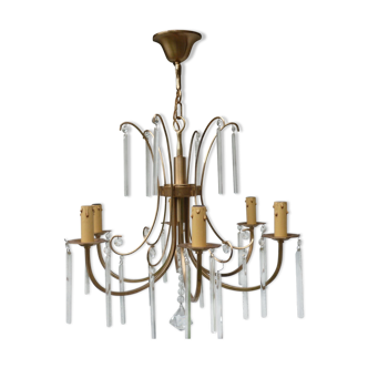 Modern gold metal chandeliers