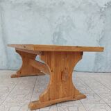 Solid pine farmhouse table