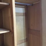 Raw wood hotel cabinet