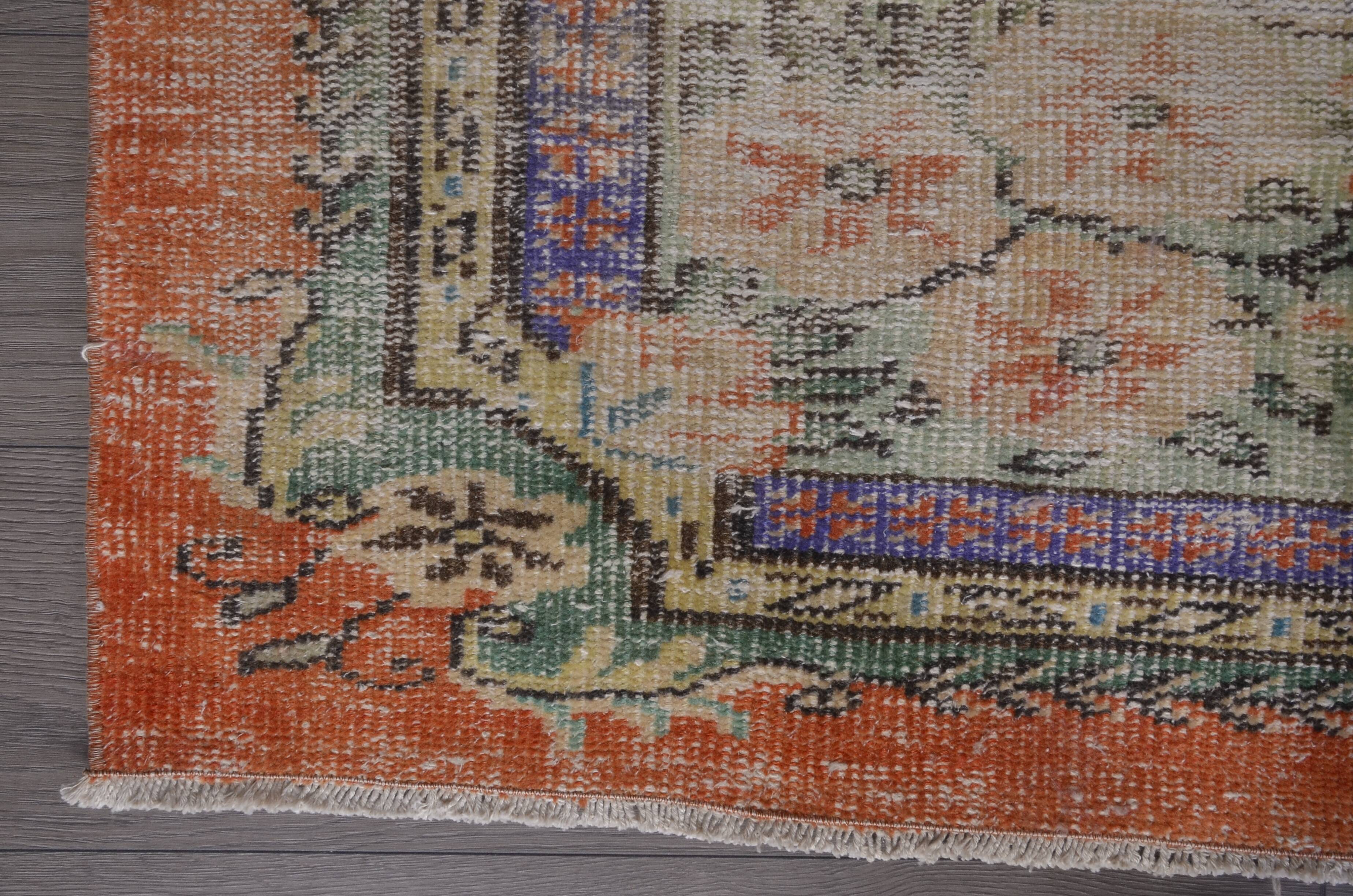 Tapis vintage en laine anatolienne sku2313